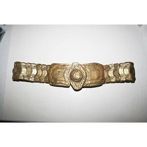 c1800s Antique Ottoman Brass Belt